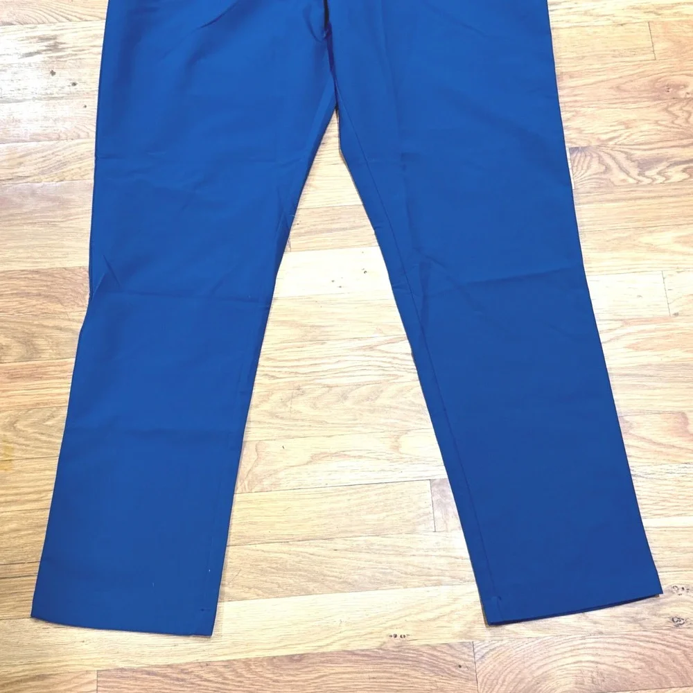 Banana Republic Mens Blue Flat Front Performance Pants 38x32 New With Tags‎